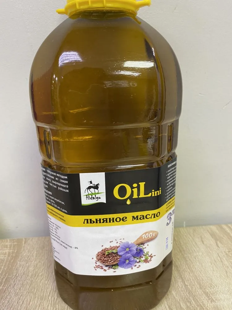 Идальго: Масло льняное, 3 л.