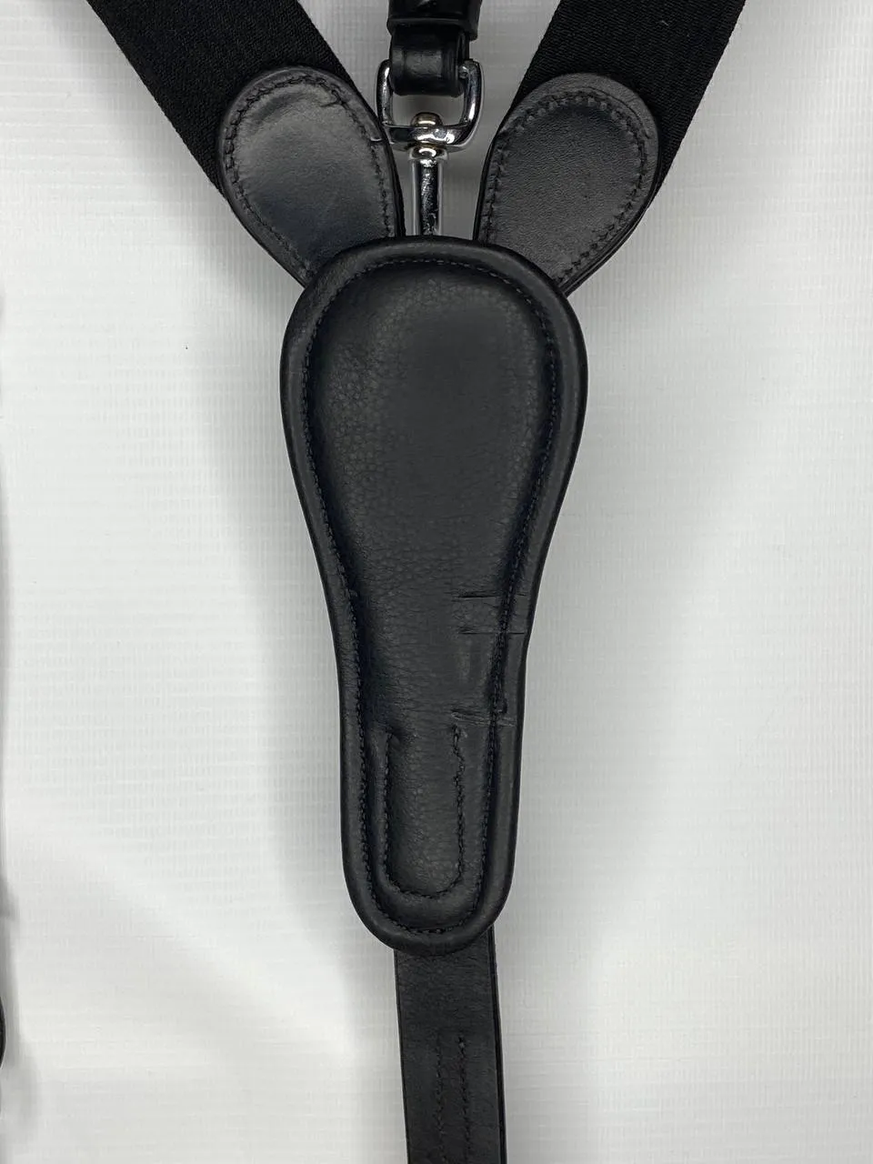 Подперсье классическое кожаное с резинками LeatherArt