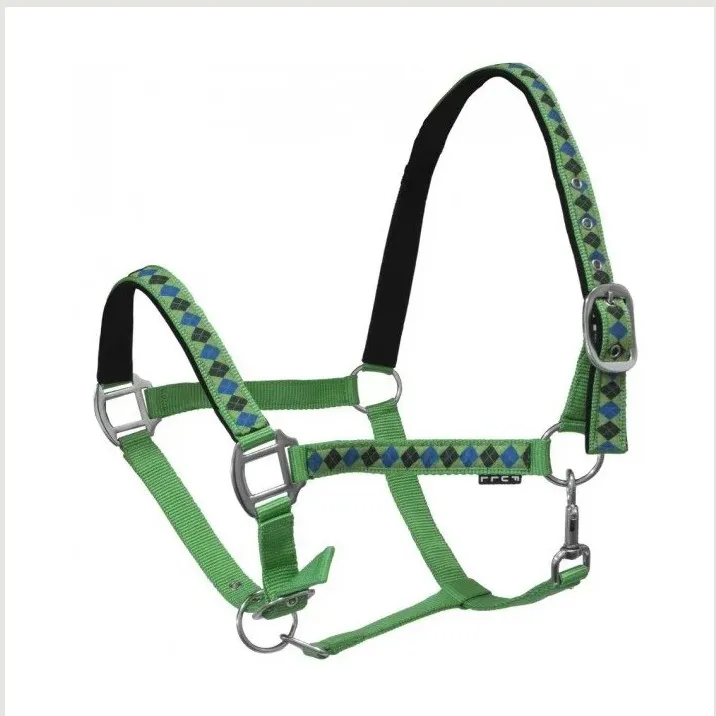 Недоуздок York Kimi зелено-коричневый Full