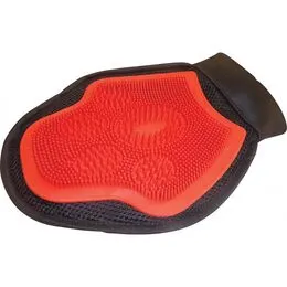 Перчатка-варежка для чистки лошади, двусторонняя, Ekkia