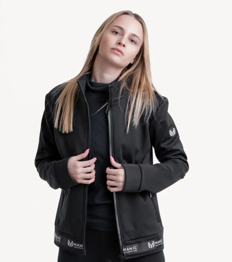 Ветровка женская SPORT EDITION (46, черный)