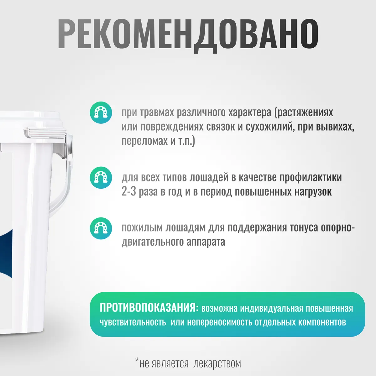 Хондропротектор ХОНДРО ArtroPro для лошадей, 1200 г