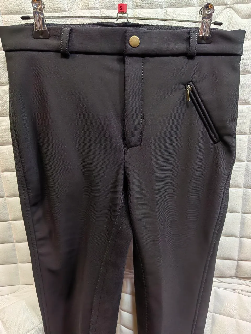 Бриджи подростковые утепленные с полной замшевой леей EQUIMAN