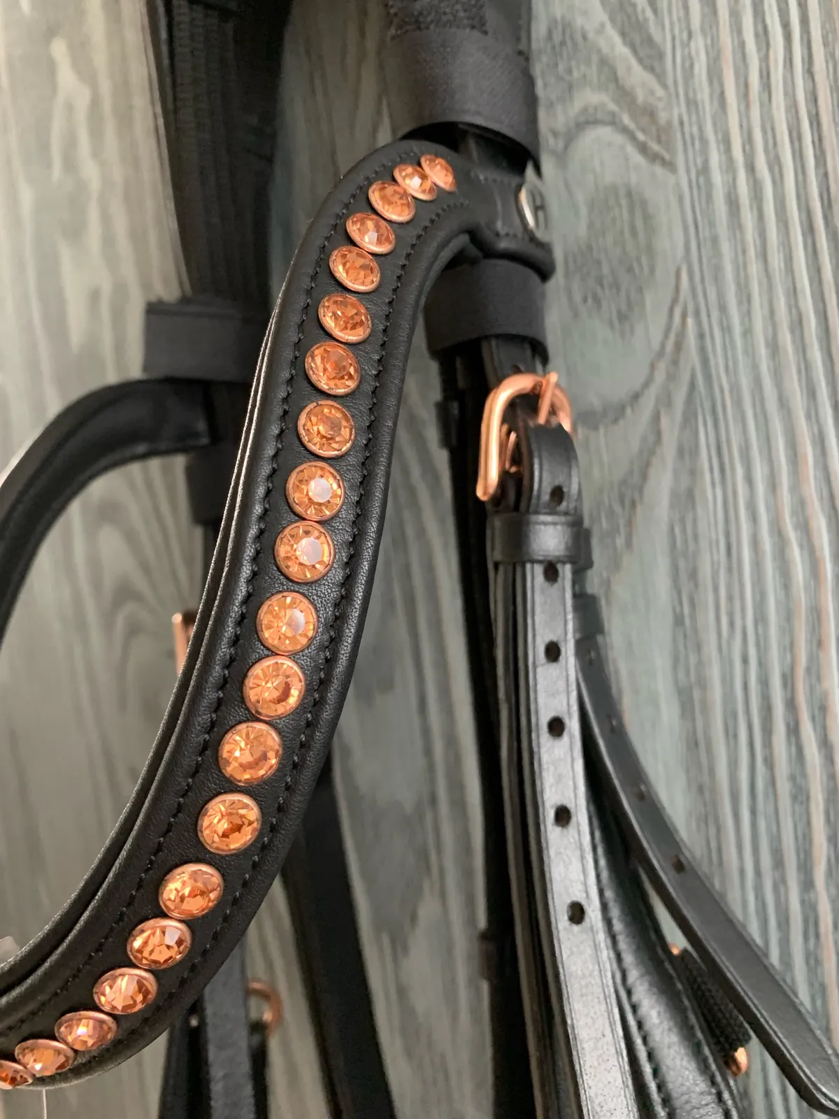 Оголовье Rosegold, анатомическое, FULL