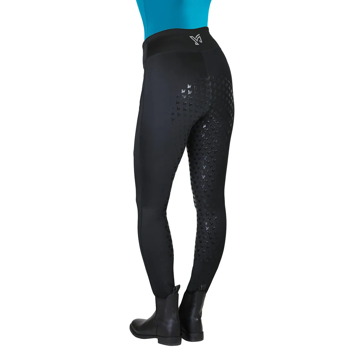 Бриджи HE Laura с полной силиконовой леей черные 42