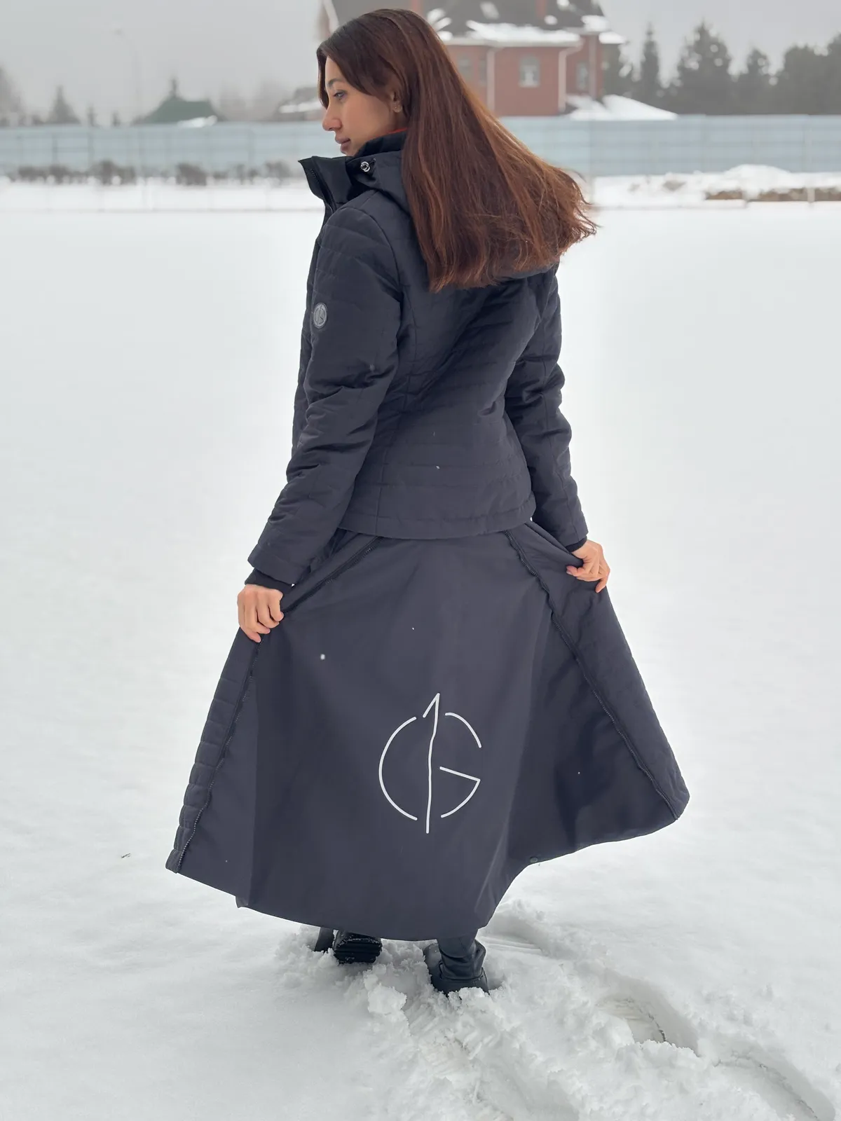 ЮБКА MAXI ПОЛУПОПОНА 