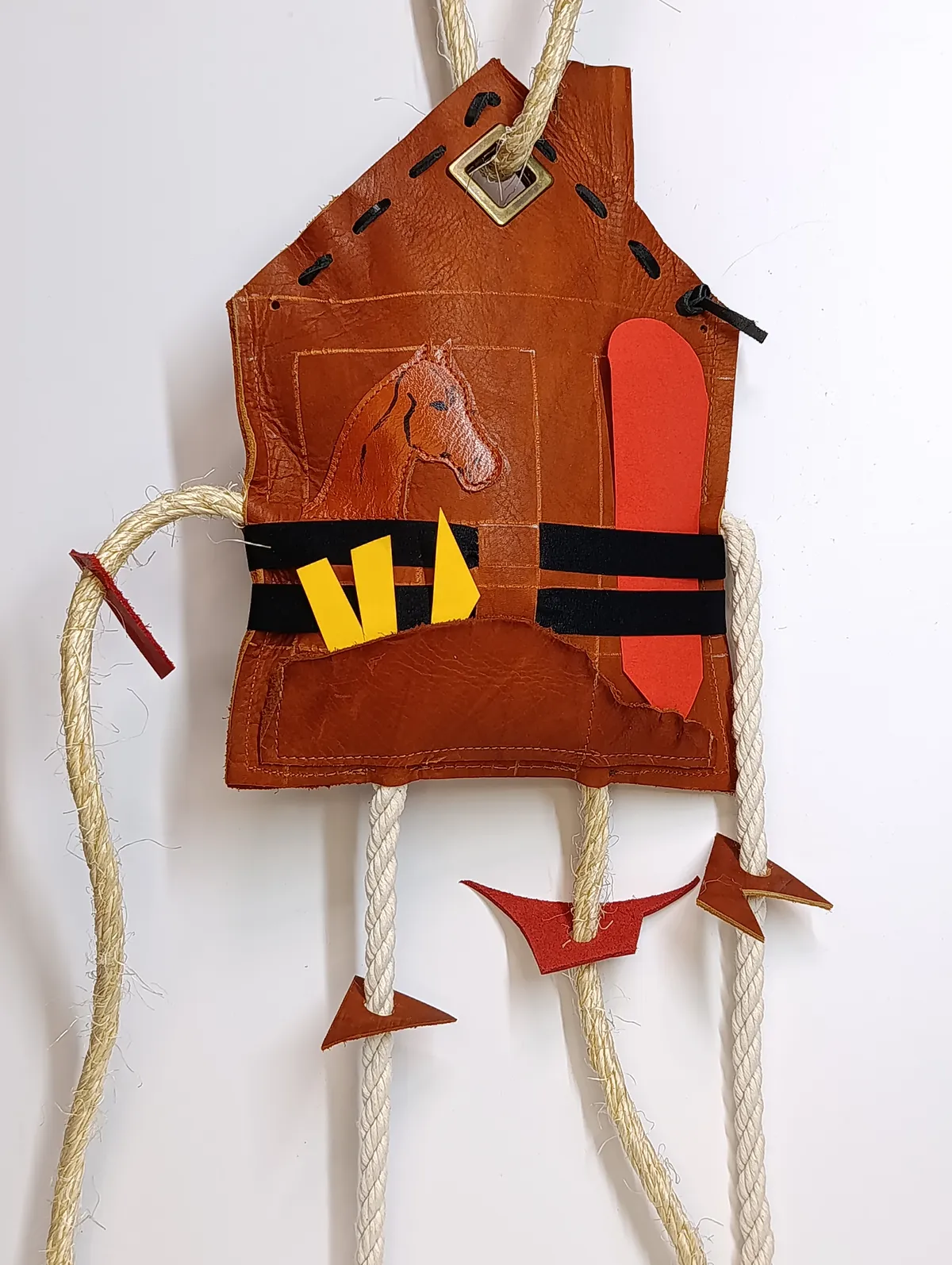 Игрушка для лошади в денник - Конюшня С элементами DIY Рыжий Конь