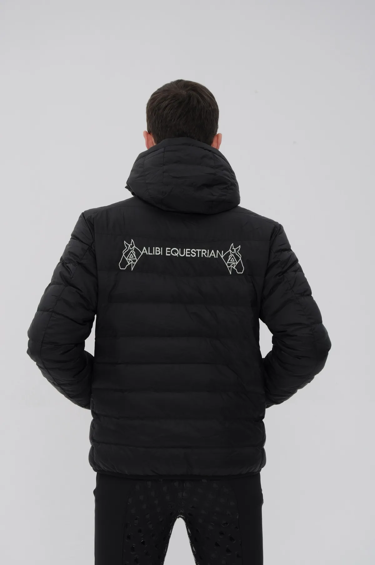 Куртка для конного спорта ALIBI, мужская, утеплённая