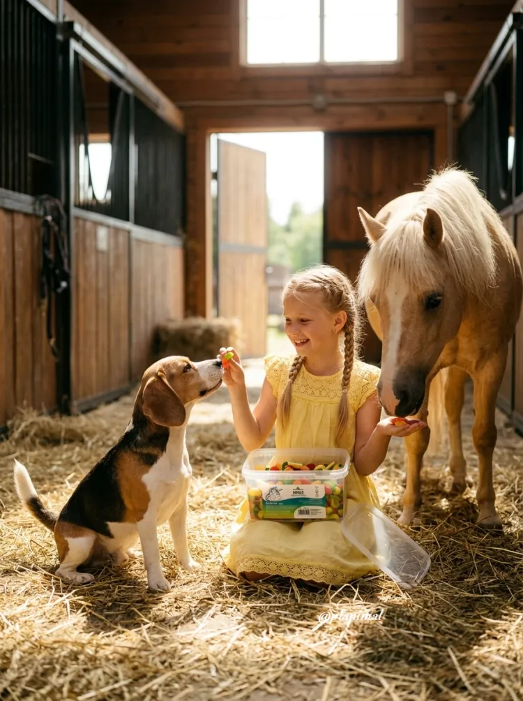 Horse-bio: Мармелад Микс LuckyPro для лошадей, 1 кг