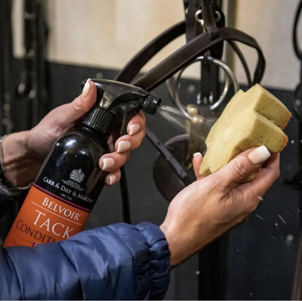 Спрей + кондиционер для амуниции Belvoir Leather Duo (Шаг 1+ Шаг 2) 2 x 500 мл.