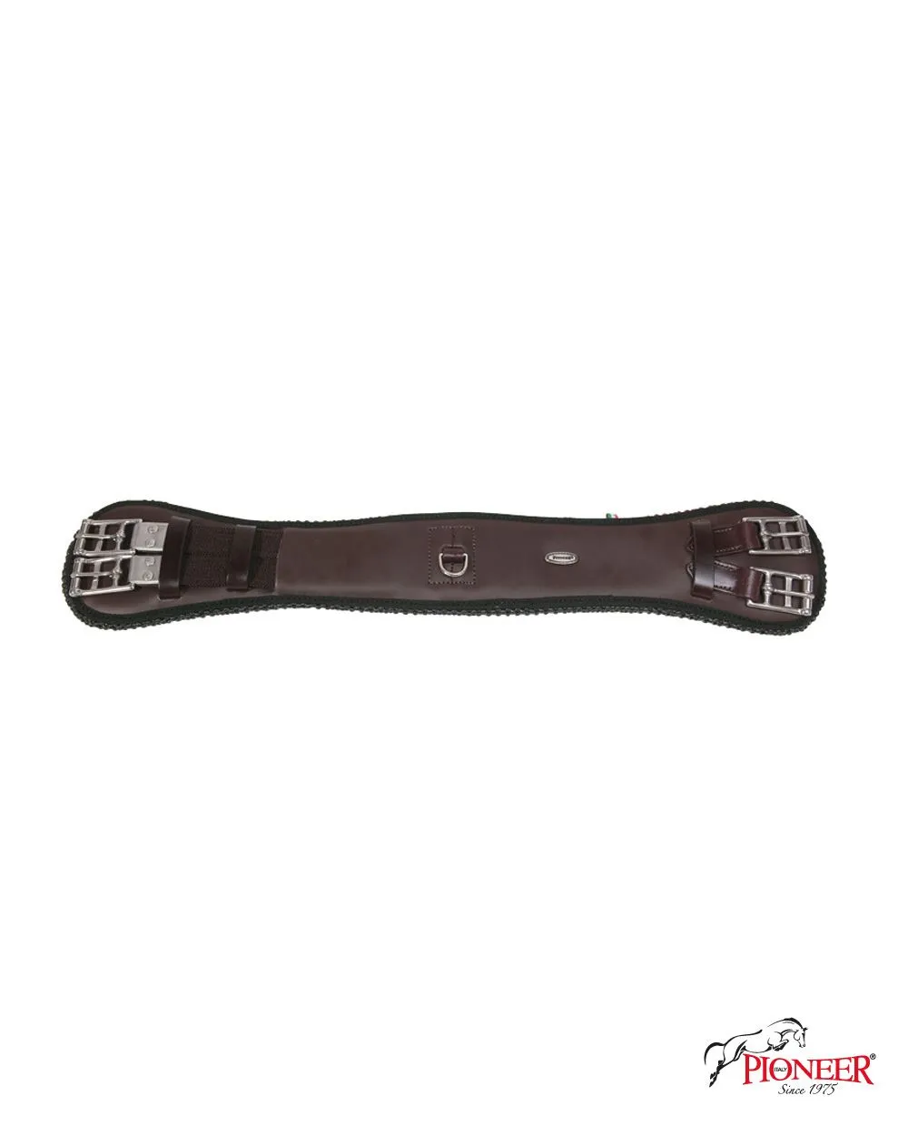 Подпруга кожаная, выездковая, с резинками, 60 см Pioneer