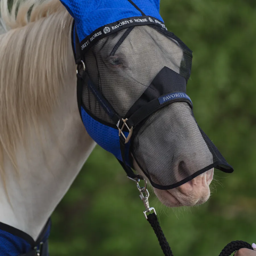 Маска антимоскитная FAVORITE HORSE  (фиолетовый, cob)