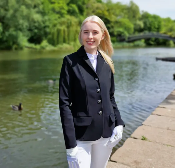 Редингот детский Horsenjoy Charlotte черный 158