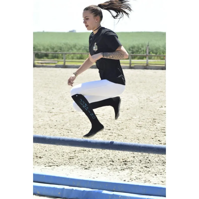 Гольфы “Jumping” (39-41, черный /розовый)