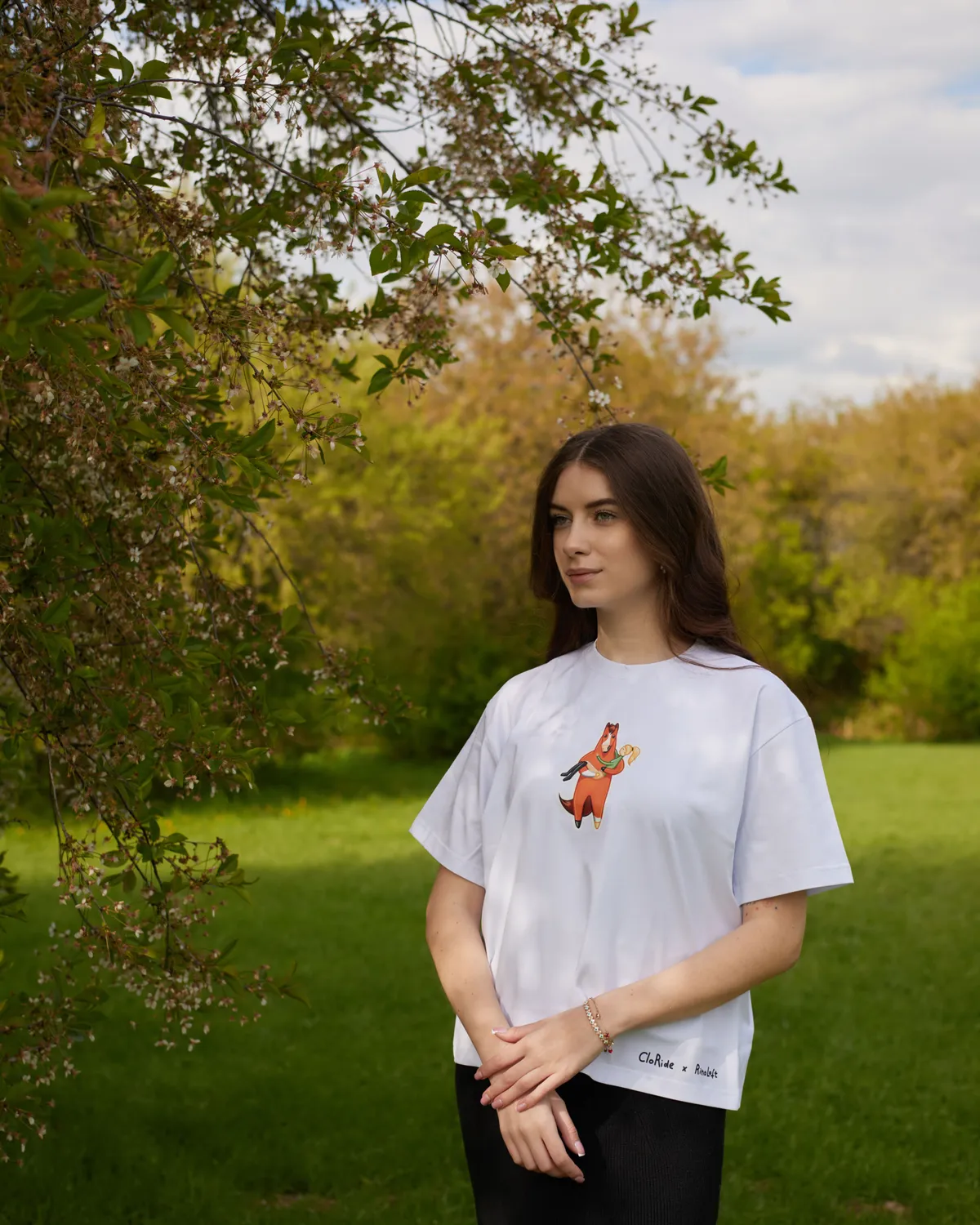 Футболка белая Brown Horse