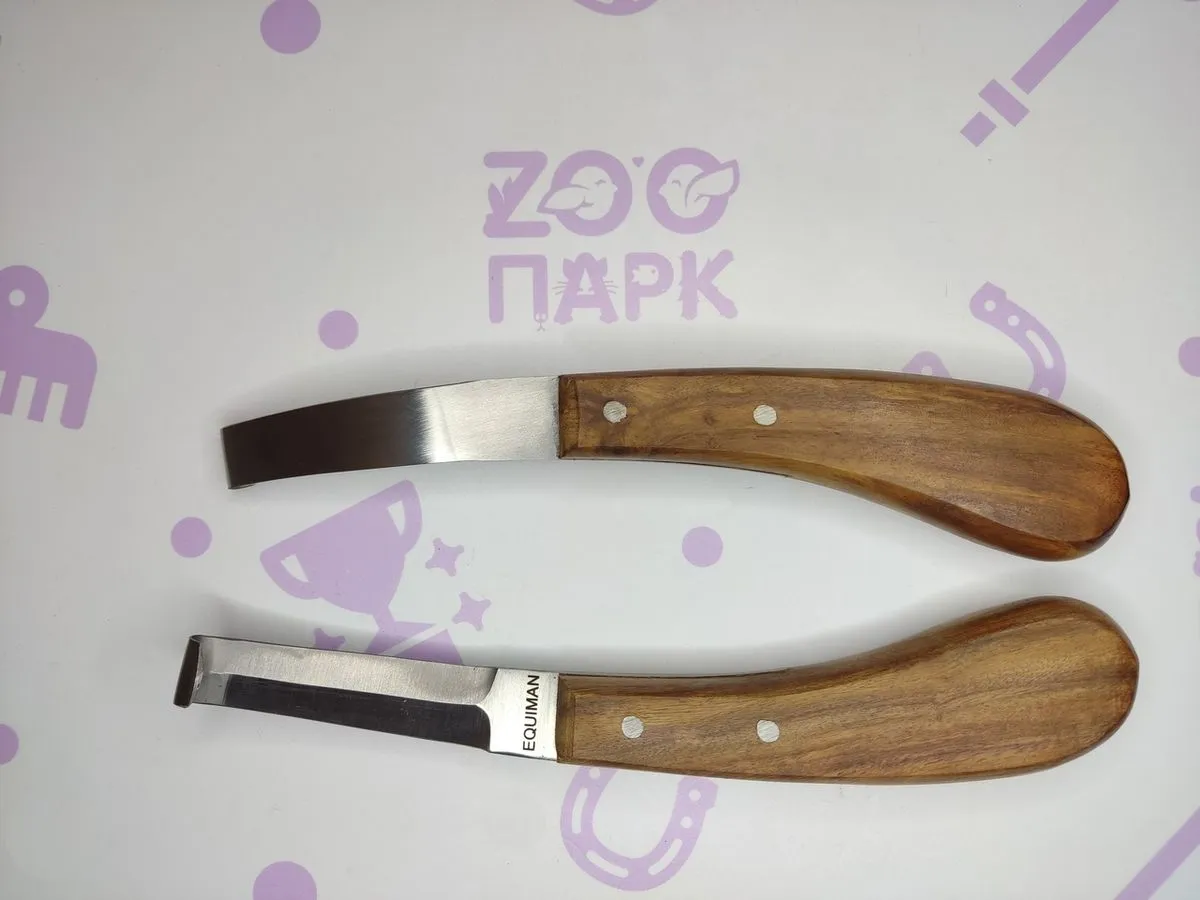 Нож копытный двусторонний