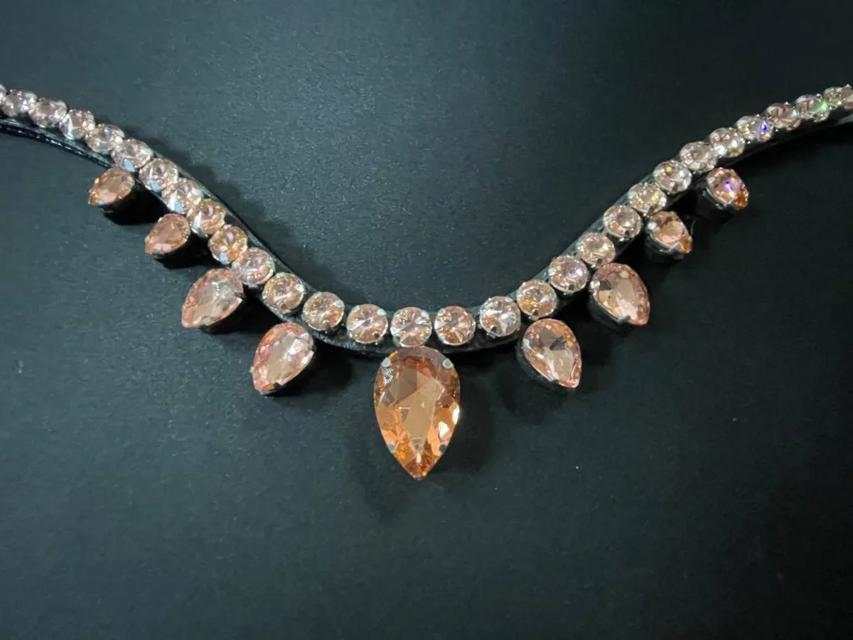 Налобник 👑 Crystal Diadem  (light cofe)
