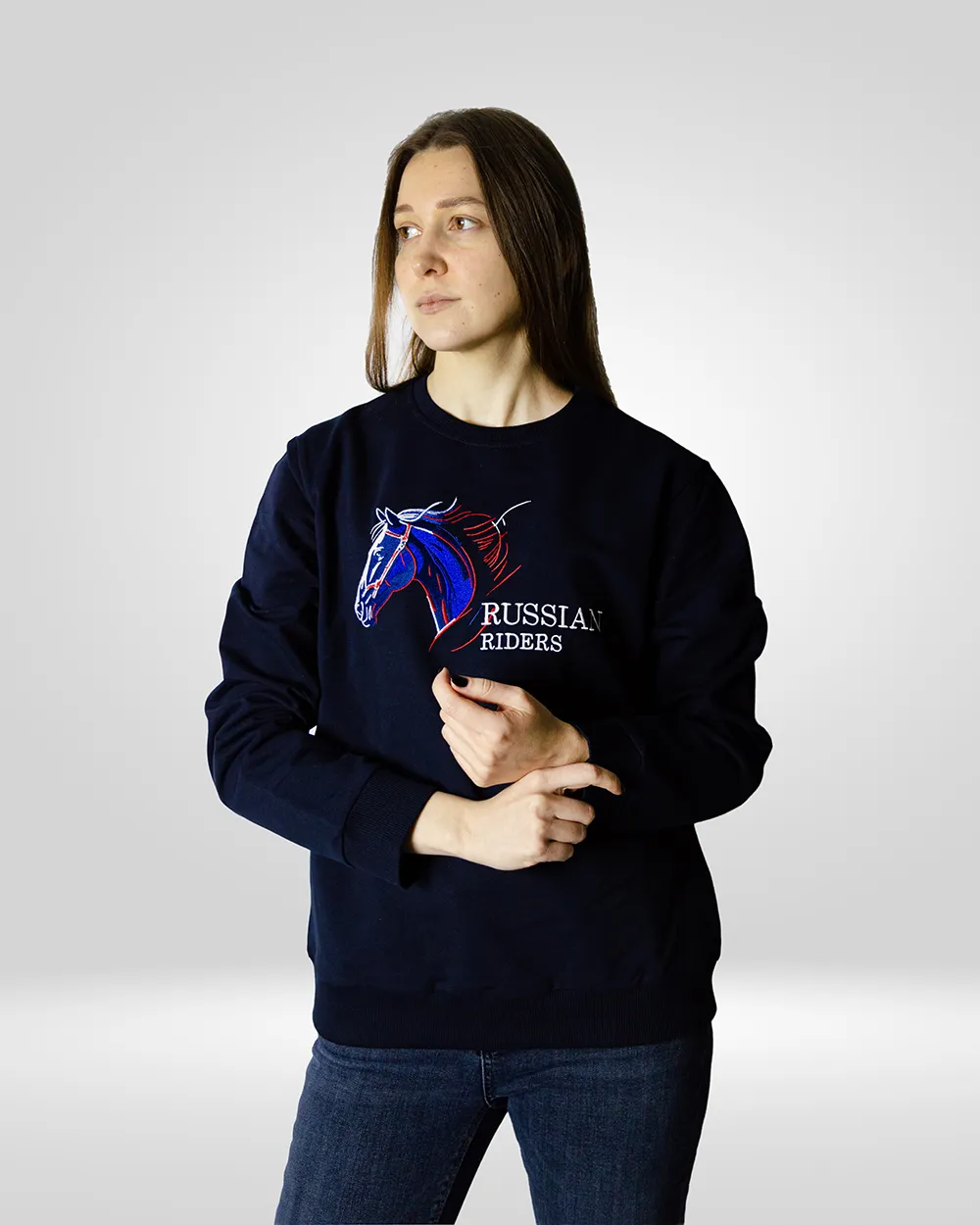 Свитшот Russian Riders. Unisex (l)