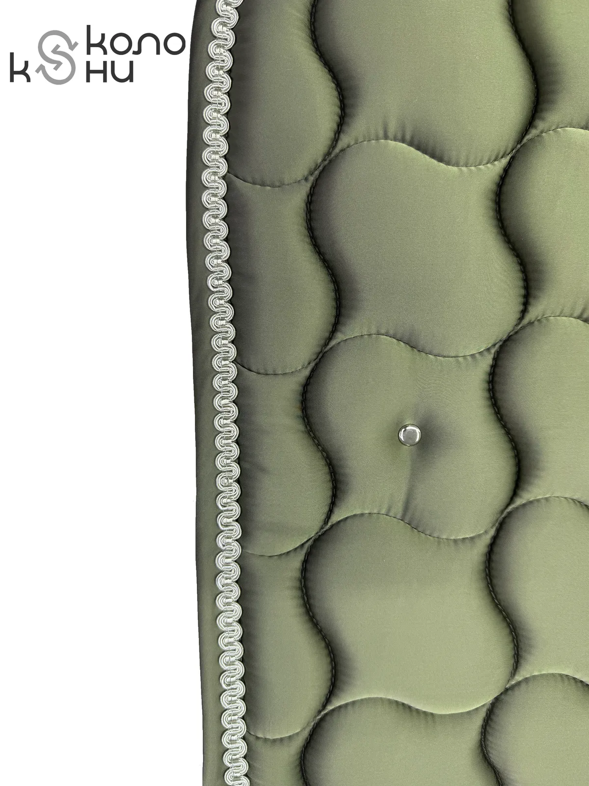 Вальтрап выездковый для лошади конный спорт, верховая езда ОколоКони, цвет хаки, крупная стежка