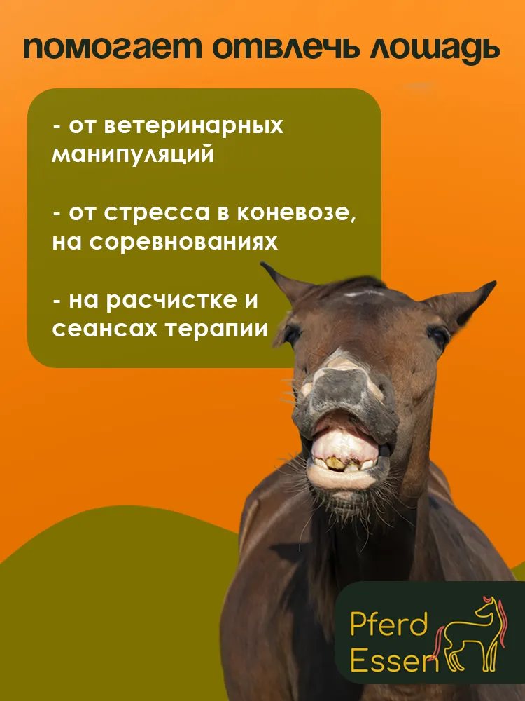 Лизунец (ликит) из сахара яблоко-шиповник 840гр PferdEssen