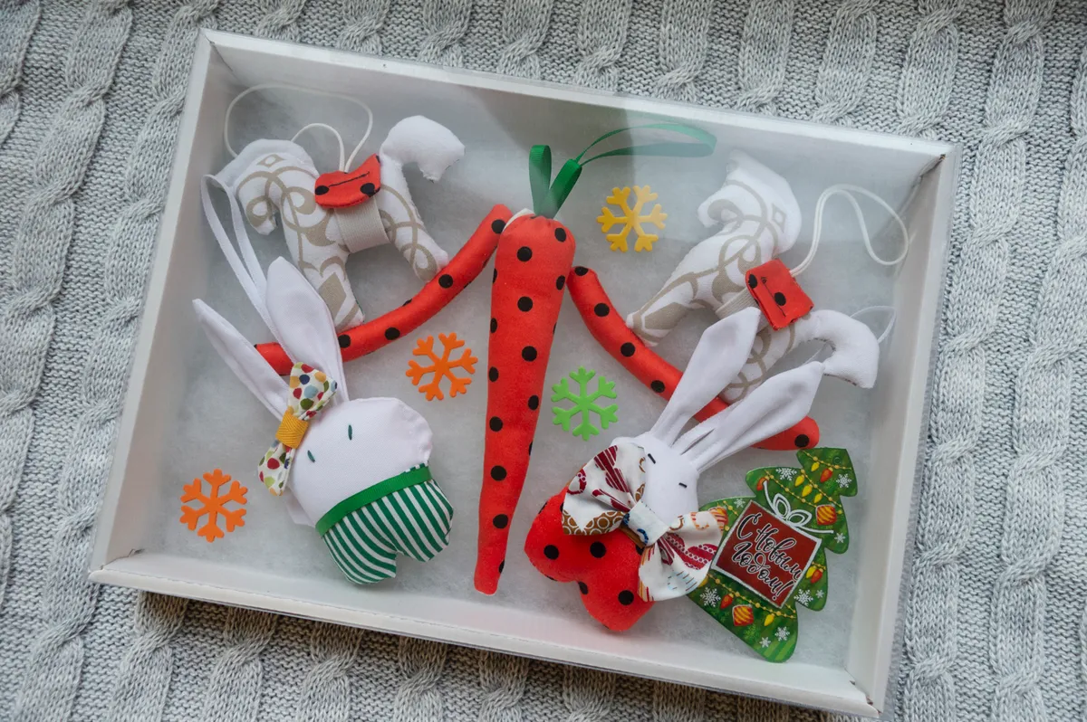 Набор ёлочных игрушек большой