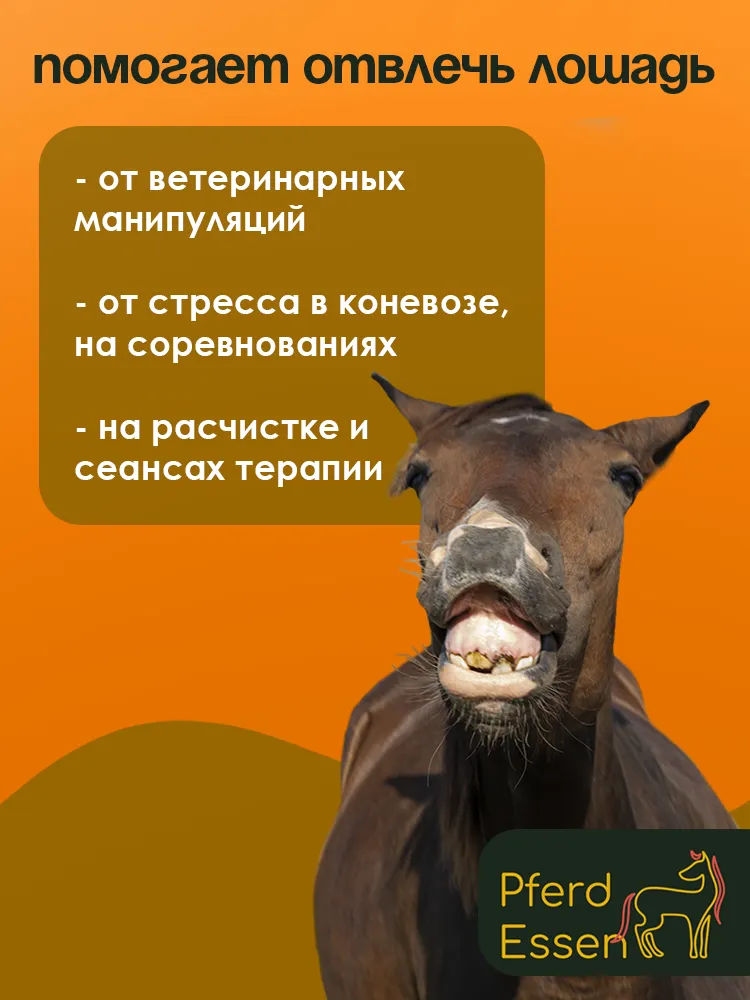 Лизунец (ликит) из сахара грушевый 840гр PferdEssen