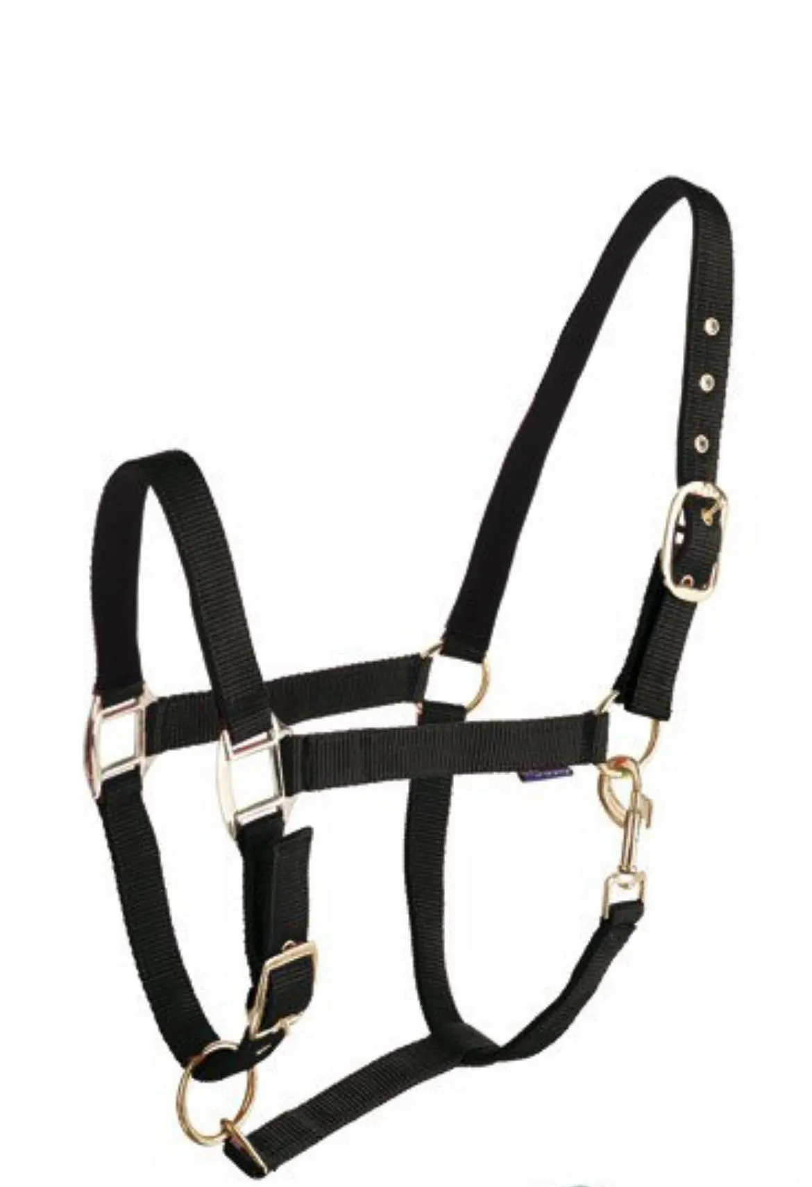 Недоуздок нейлон с подложкой Tattini черный FULL