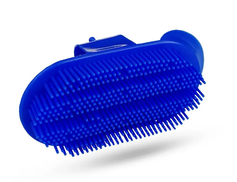 Щетка York mini скребница пластиковая синяя