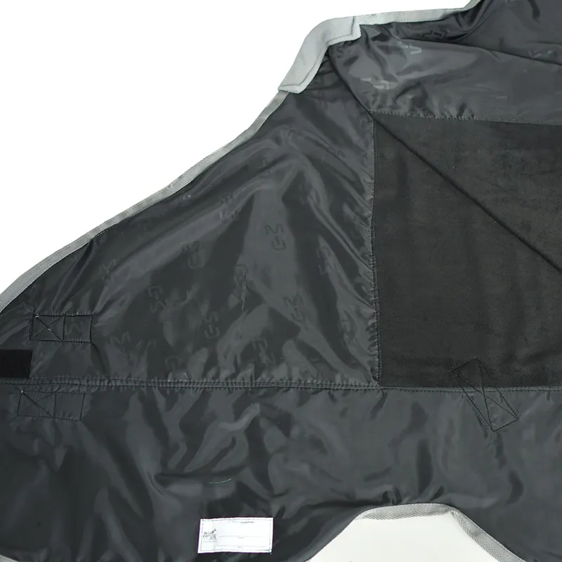 Попона денниковая FLEECE-LINED на флисе, серый
