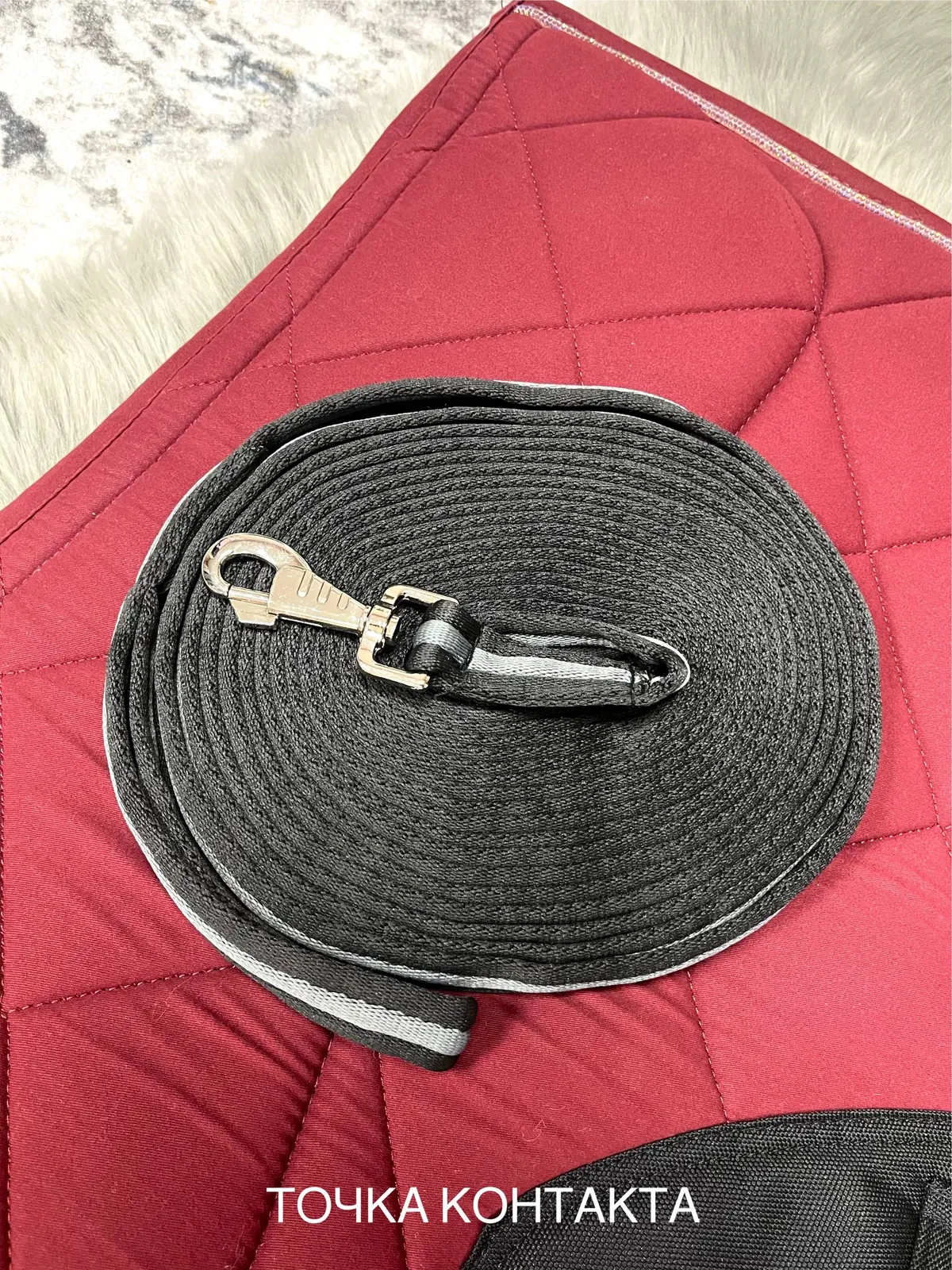 Корда мягкая нейлон (8 метров) черная