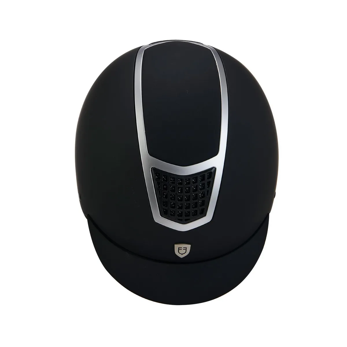 Шлем EQUESTRO ECLIPSE SILVER (М 56-58) Черный