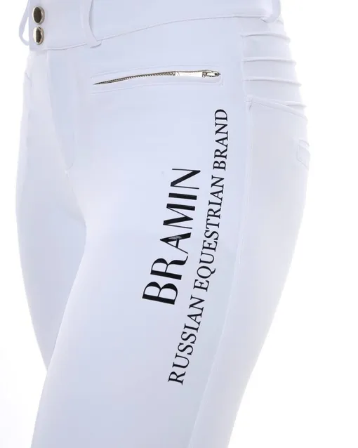 Бриджи для верховой езды BRAMIN (S, Хаки)