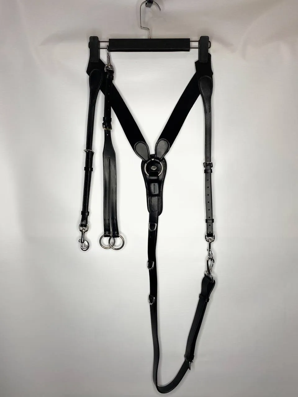 Подперсье классическое кожаное с резинками LeatherArt