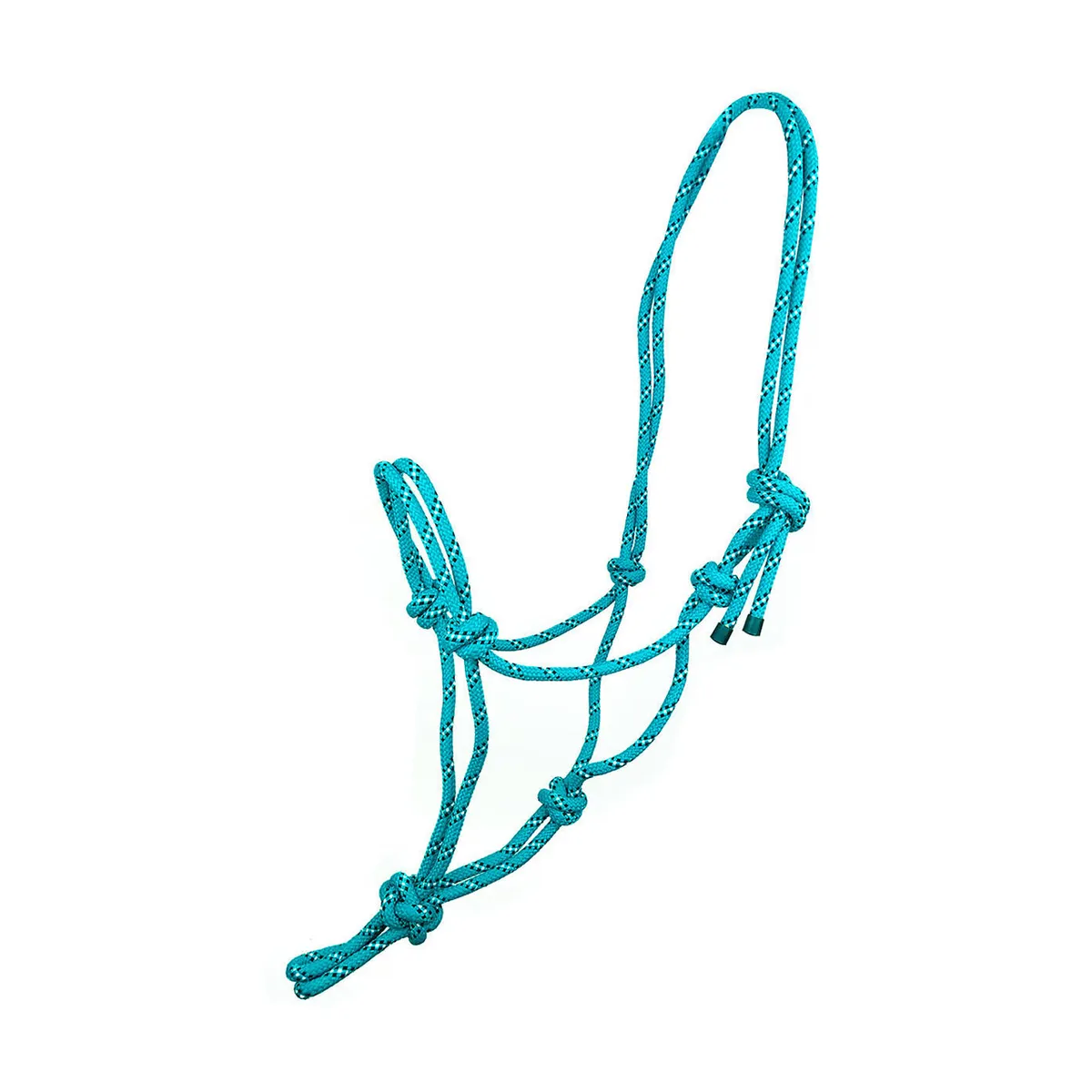 Недоуздок York Spirit веревочный бирюзовый Cob