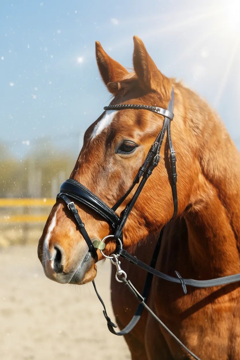 Оголовье трензельное с поводом Shadow, Tasmanya, cob