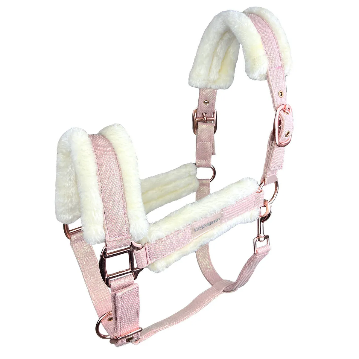 Недоуздок HE Glossy розовый Pony