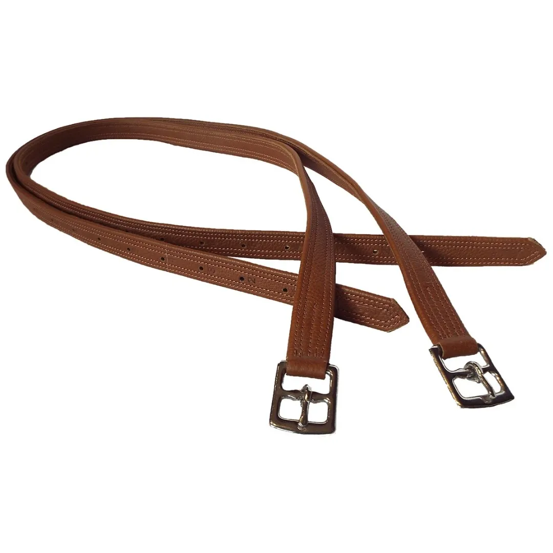 Путлища рыжие из мягкой кожи