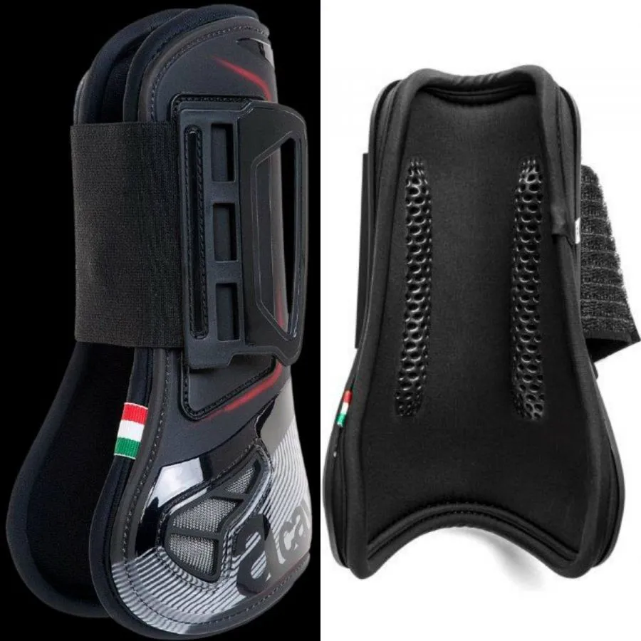 Ногавки Acavallo "OPERA" СТАН с гелем на крючках Full (Черный)