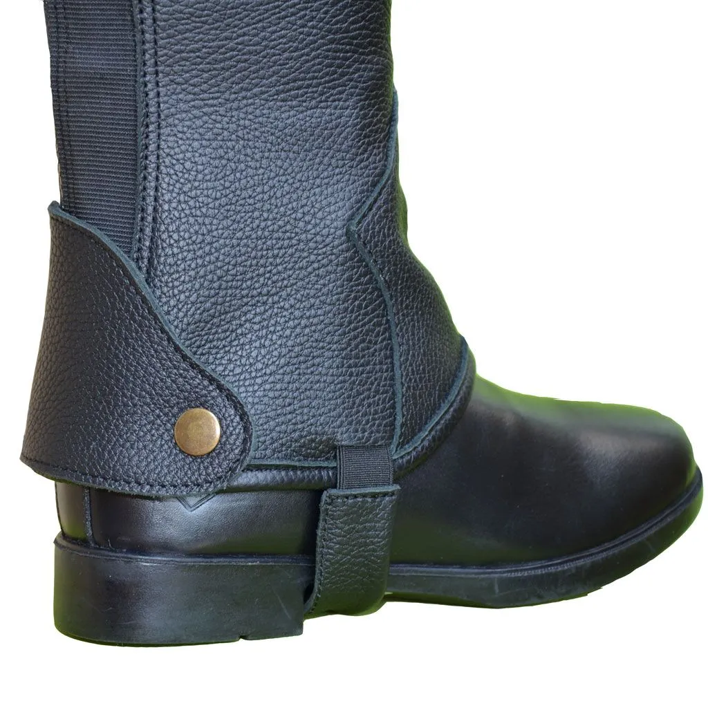 Краги с накладкой (Черный/Коричневый, XS 39-31)