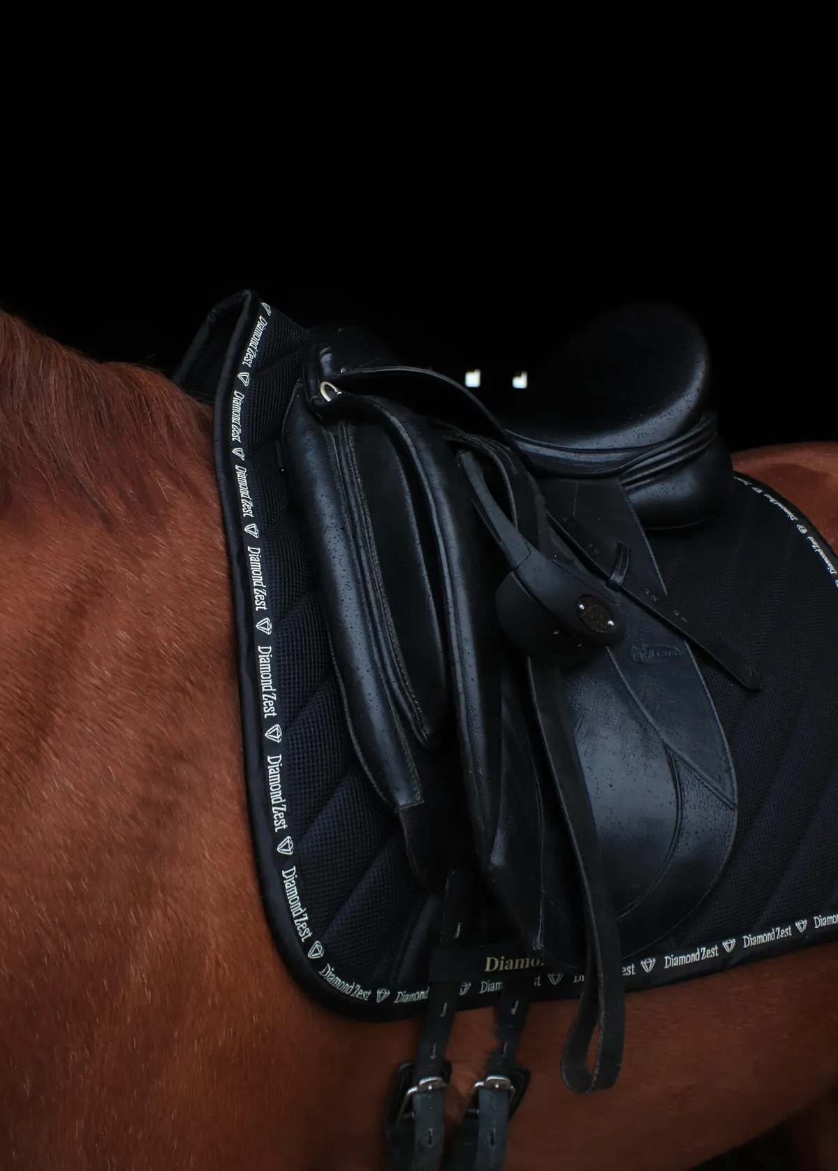 Выездковый дышащий вальтрап Air Black Diamond Zest