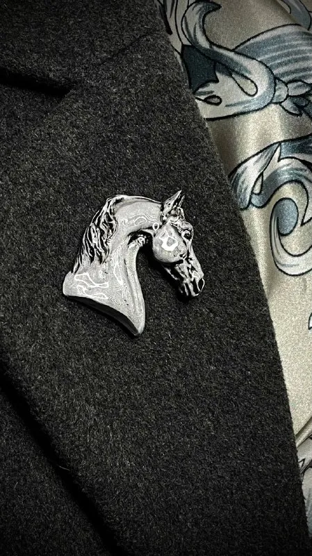 Брошь Араб серебро (имитация)