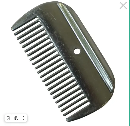 Гребешок алюминиевый для гривы