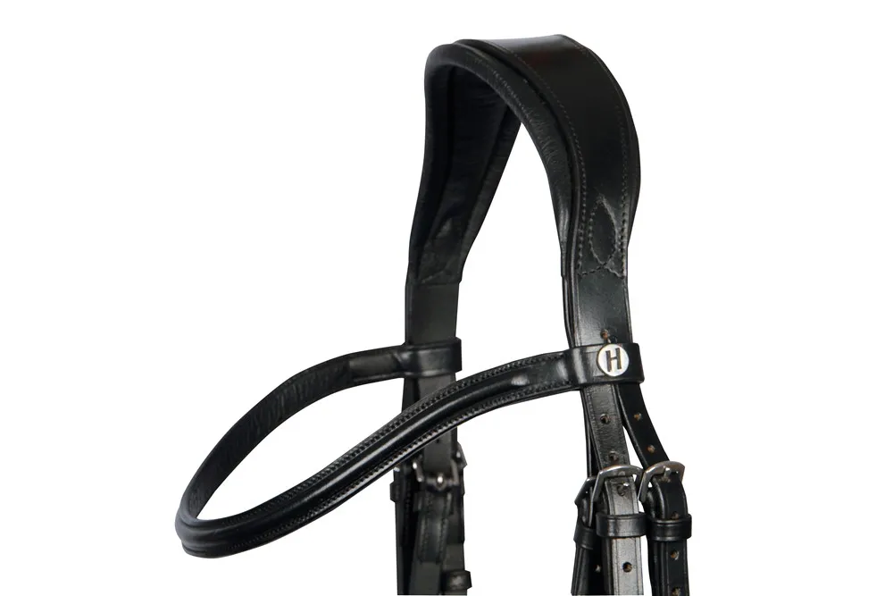 Уздечка Anatomic Release Black с поводом