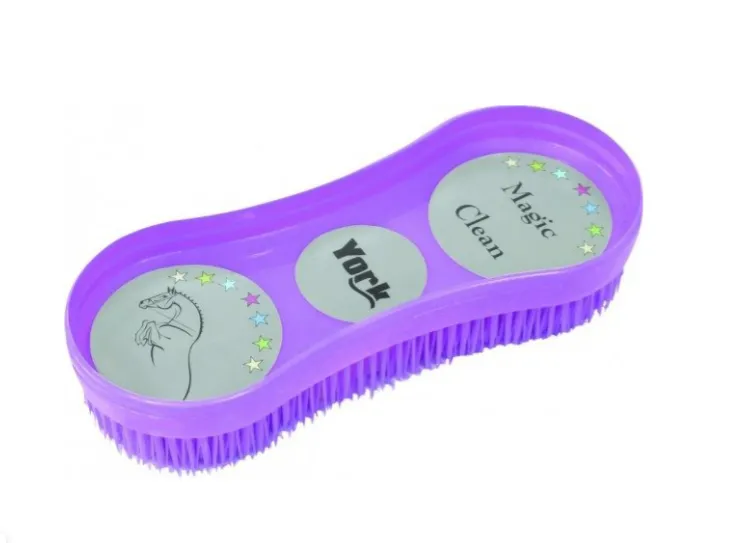 Щетка York Magic Clean с пластиковой щетиной фиолетовая