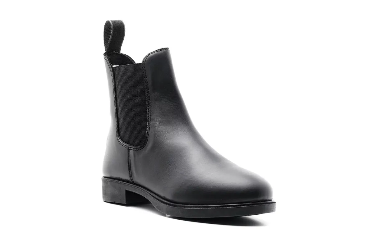 Ботинки York Rider кожанные, черные, 35