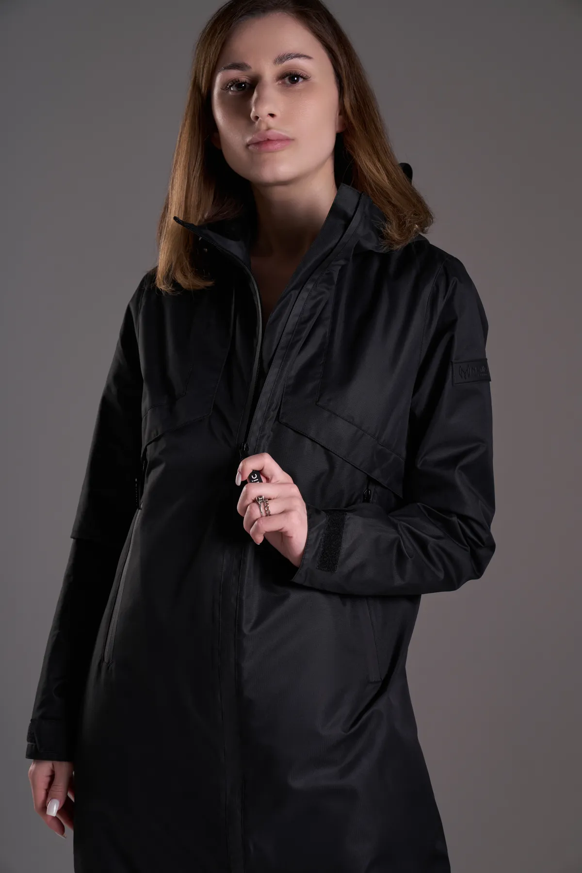 Плащ женский MANIC, Черный, размер 44