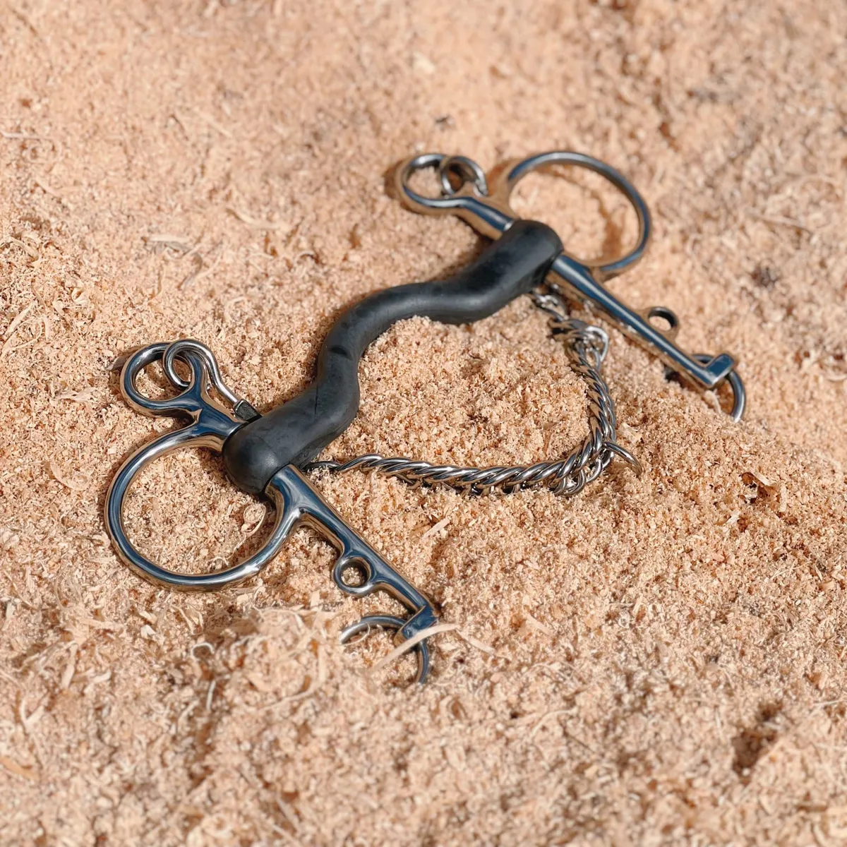 Пелям Ekkia мундштучный с прямым резиновым грызлом 12,5 см