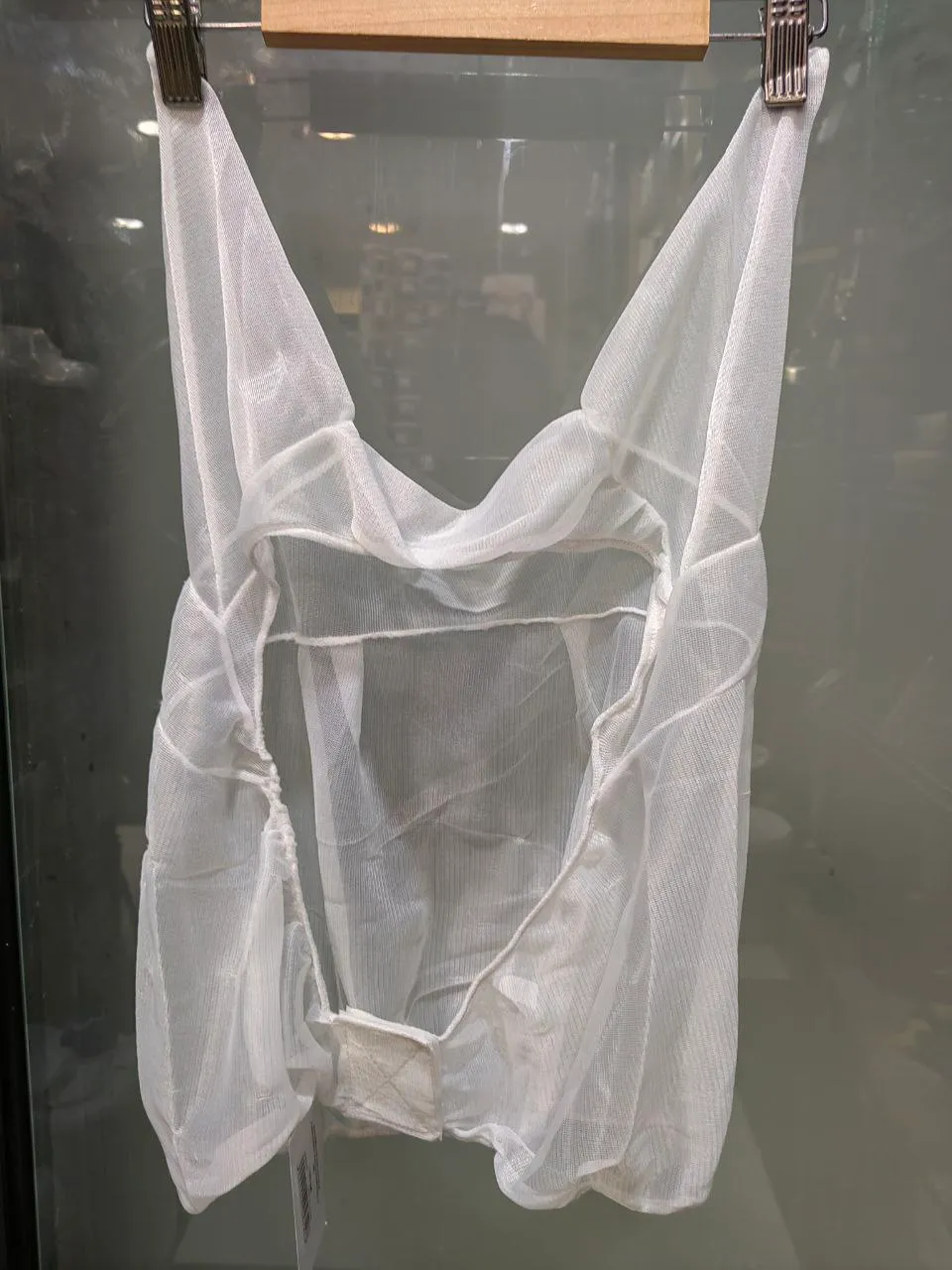 Антимоскитная маска от насекомых для лошадей белая (М)