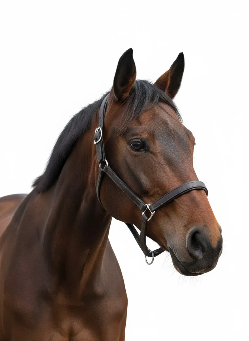 Кожаный недоуздок Базик HorsePlanet