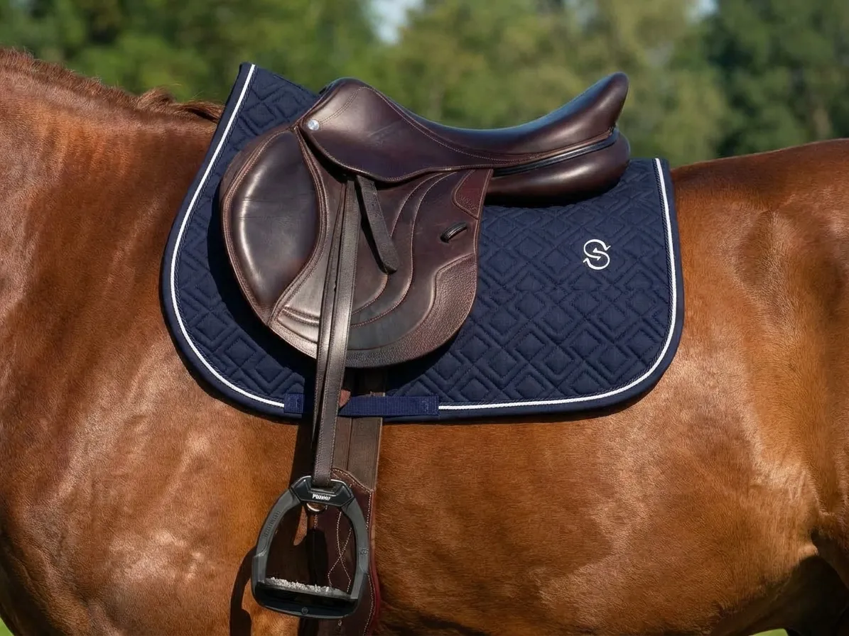 Вальтрап конкурный для конного спорта, ОколоКони, коллекция "Рабочий", цвет синий